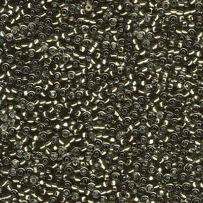 11-921L Silver Lined Grey Miyuki Seed Beads Tube