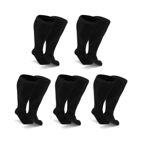 5 For Price of 3 Black Compression Socks