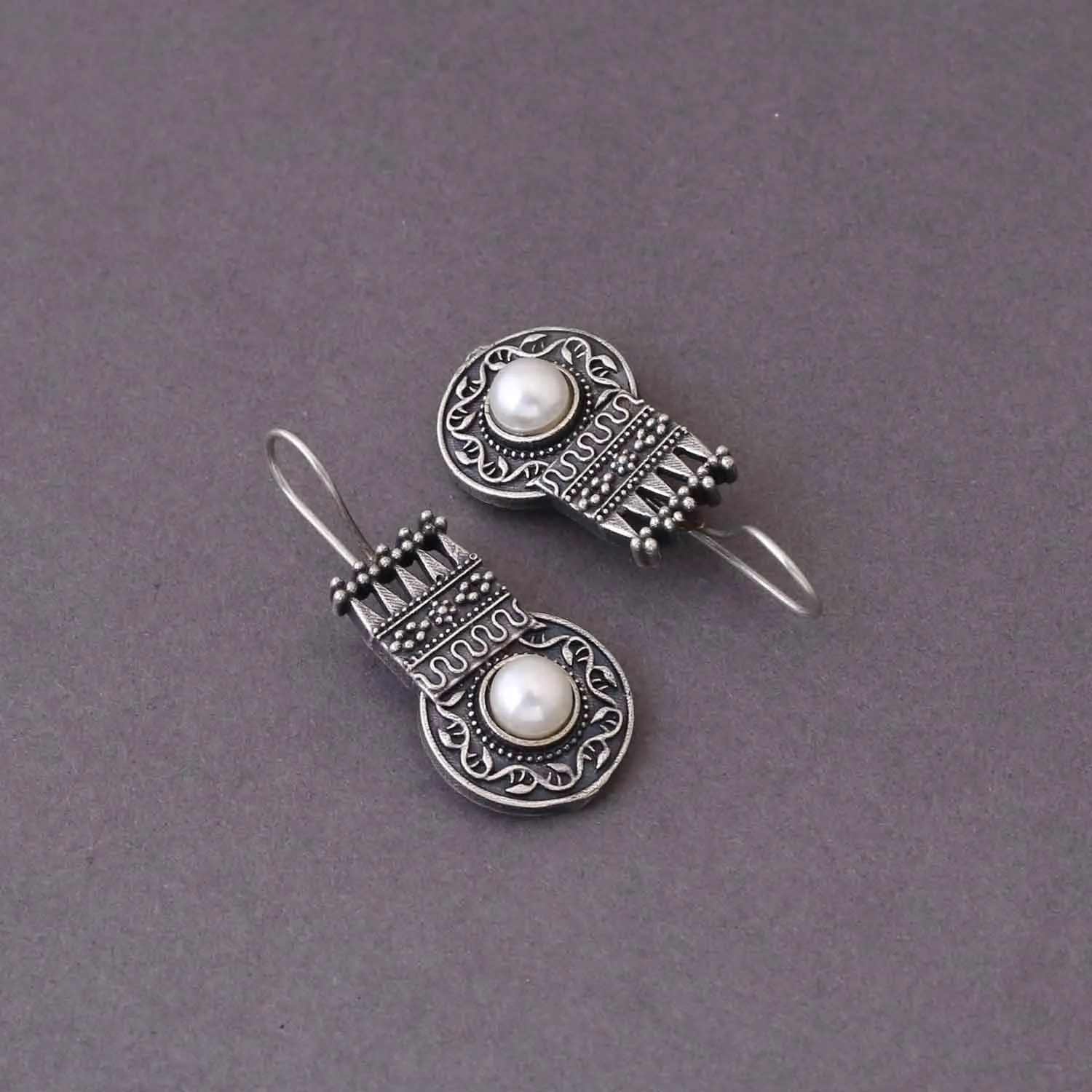 Antique Mangalya Oxidised Studs