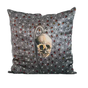 BARE BONES Silk Pillowcase Accent Decorative Throw Pillow/Cushion