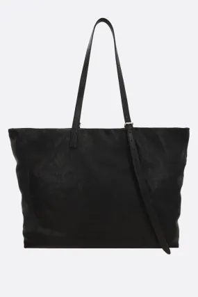 Bes tote in smooth grained leather