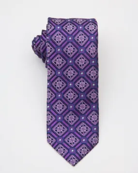 Boy's Tie 20690 Purple/Pink