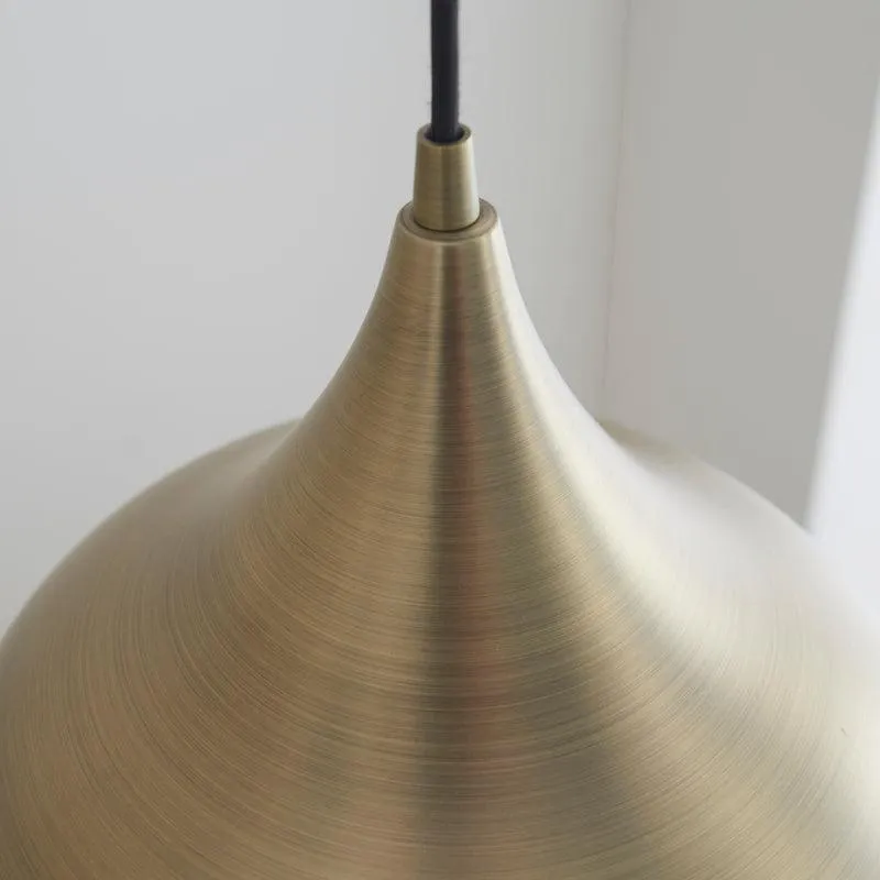 Brosnan 1 Light Matt Antique Brass Ceiling Pendant