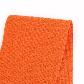 Cotton / Poly Shimmer Tweed - Orange Peel