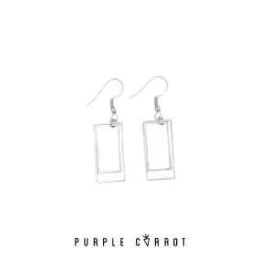 Double Rectangular Earring