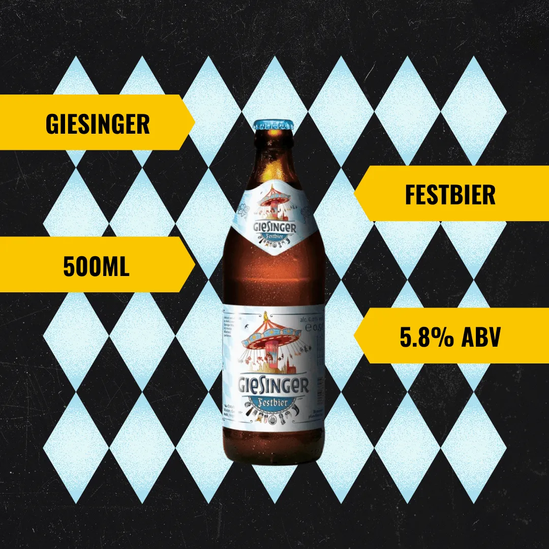 Giesinger Festbier German Lager 500ml Bottles - 5.8% ABV (12 Pack)