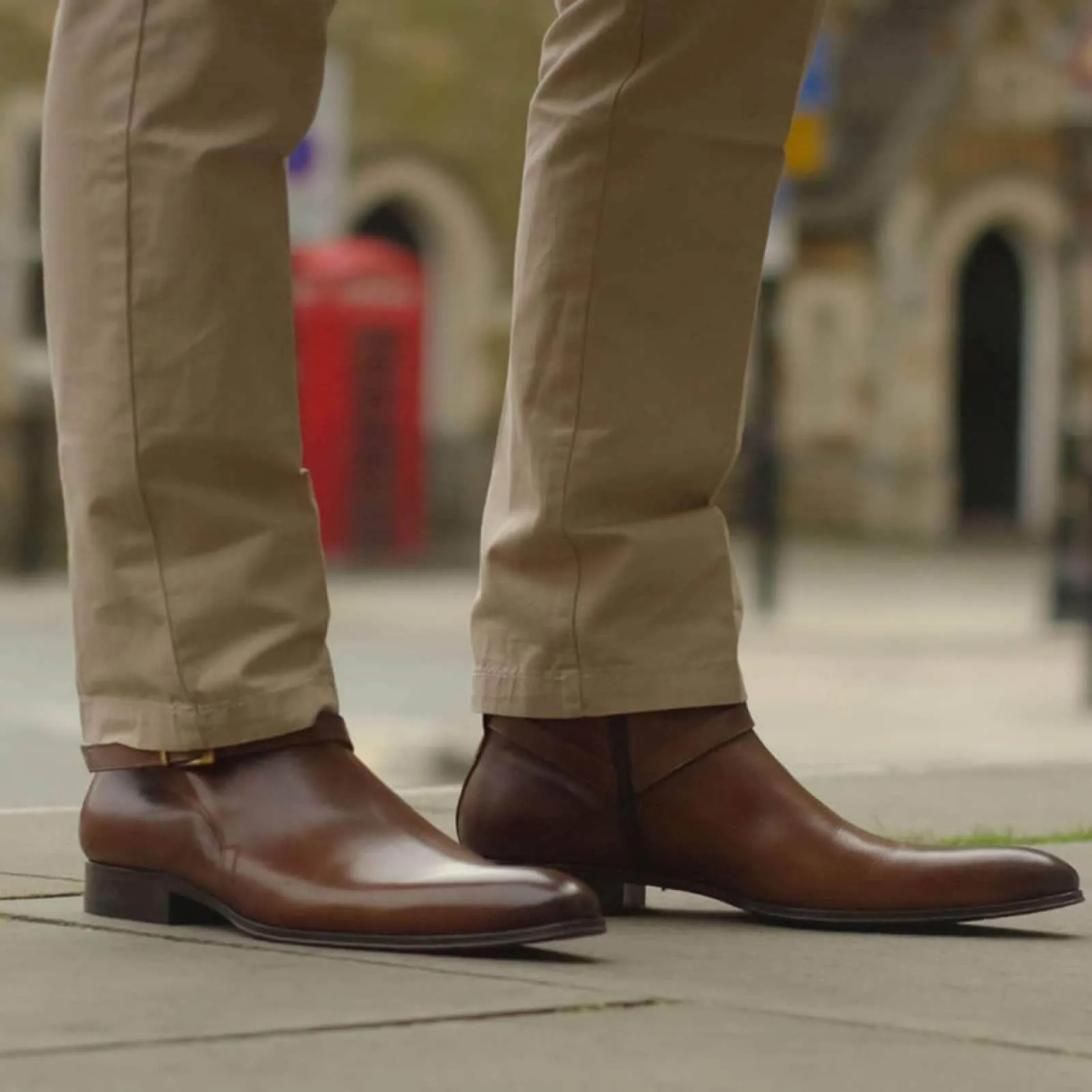 Jackson Jodhpur Zip Boot Tan