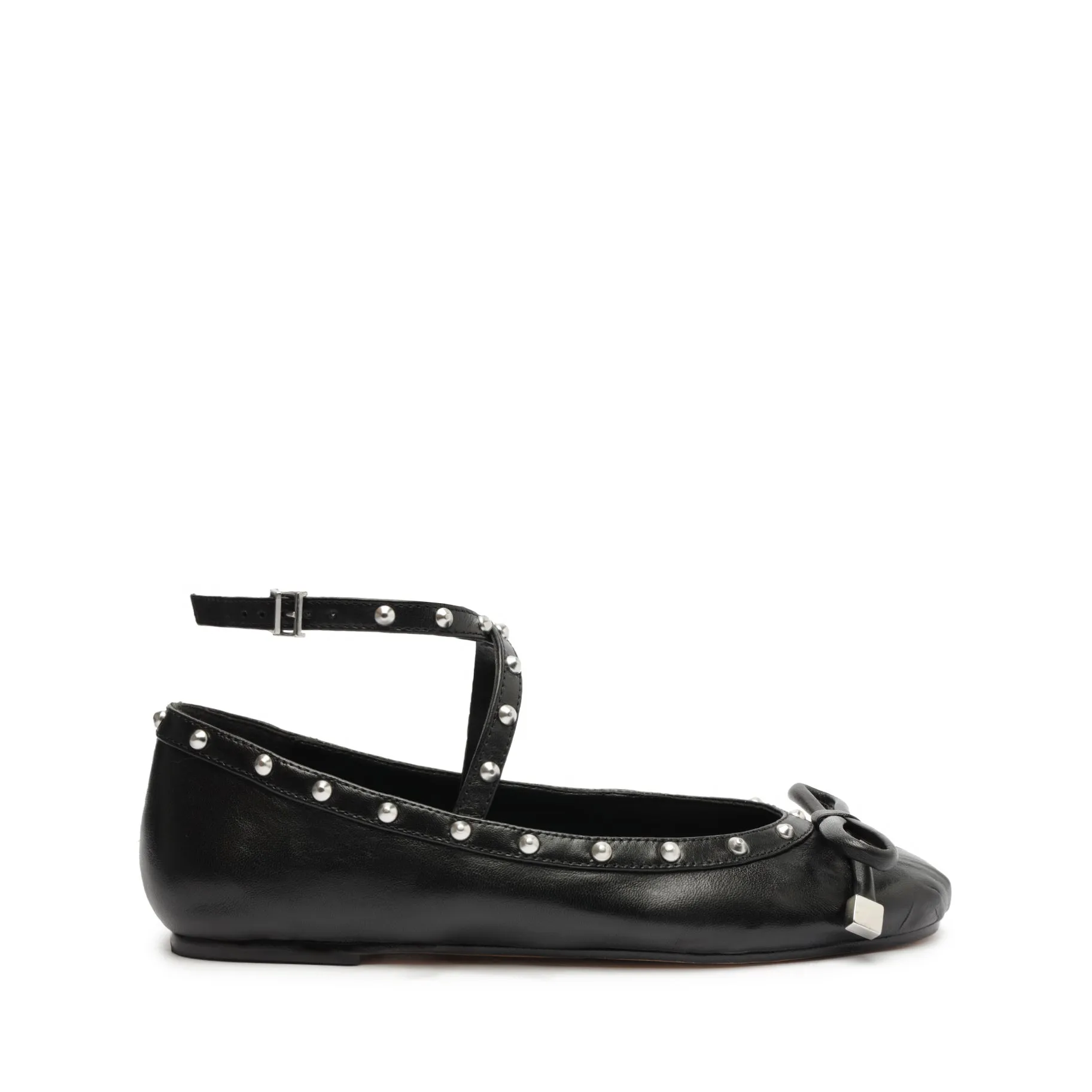 Larissa Nappa Leather Flat