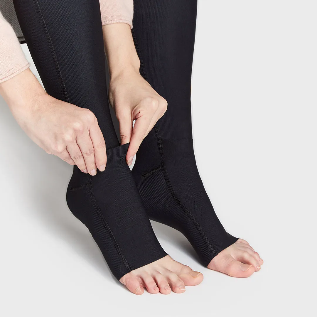 Lipedema Post-Surgical Girdle with FlexFit Comfort Ankle™ | 17-20 mmHg | Missy Sizing - Style No. LGLFM