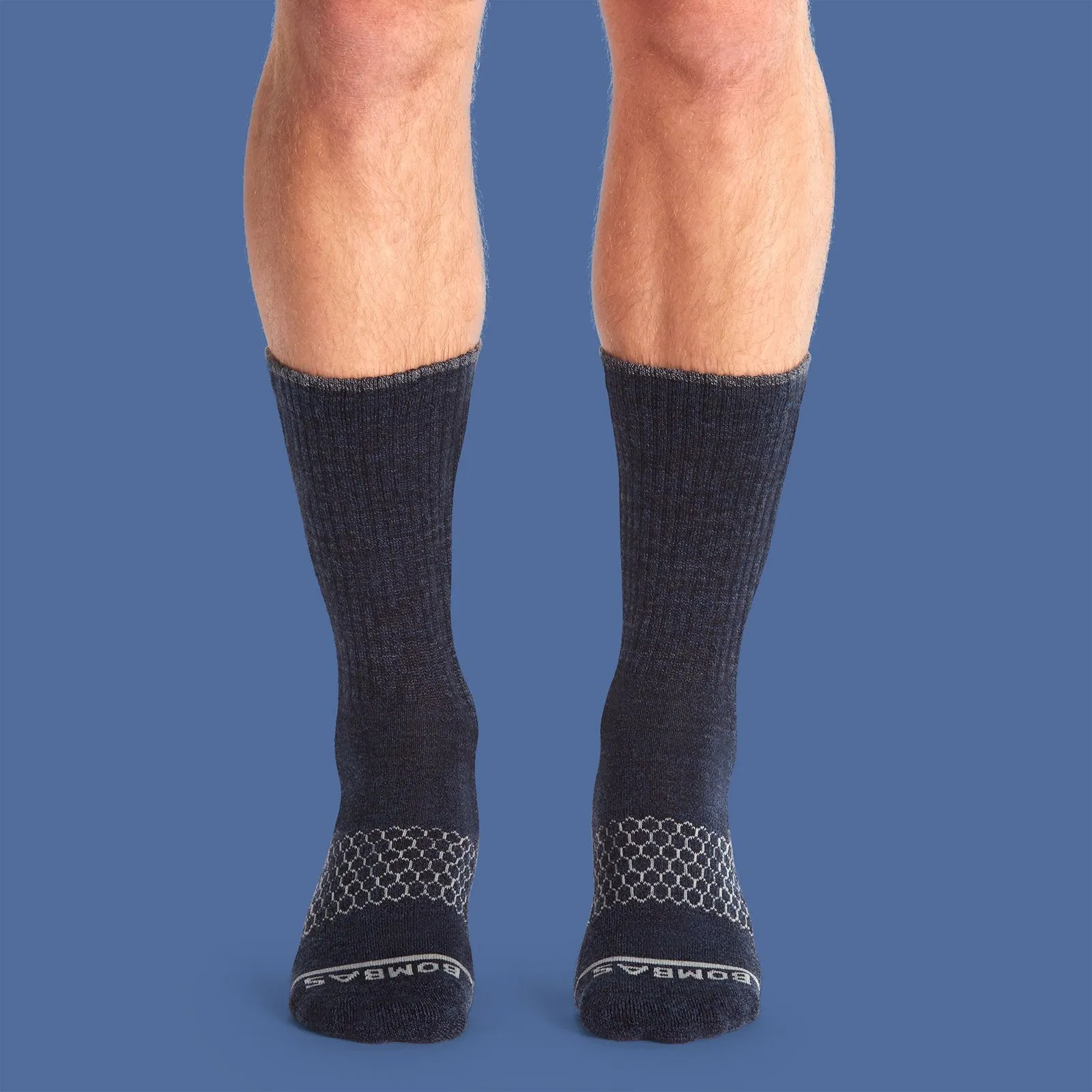 Men's Merino Wool Calf Sock 4-Pack