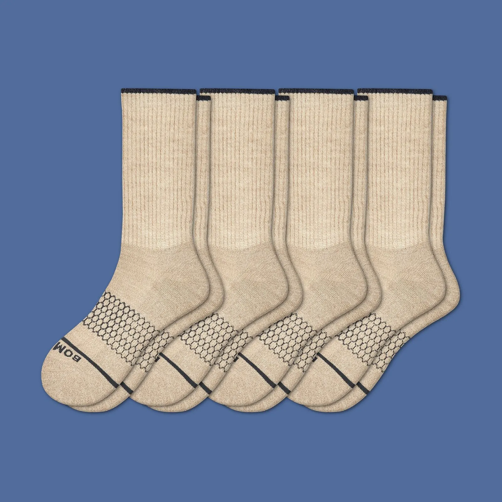 Men's Merino Wool Calf Sock 4-Pack