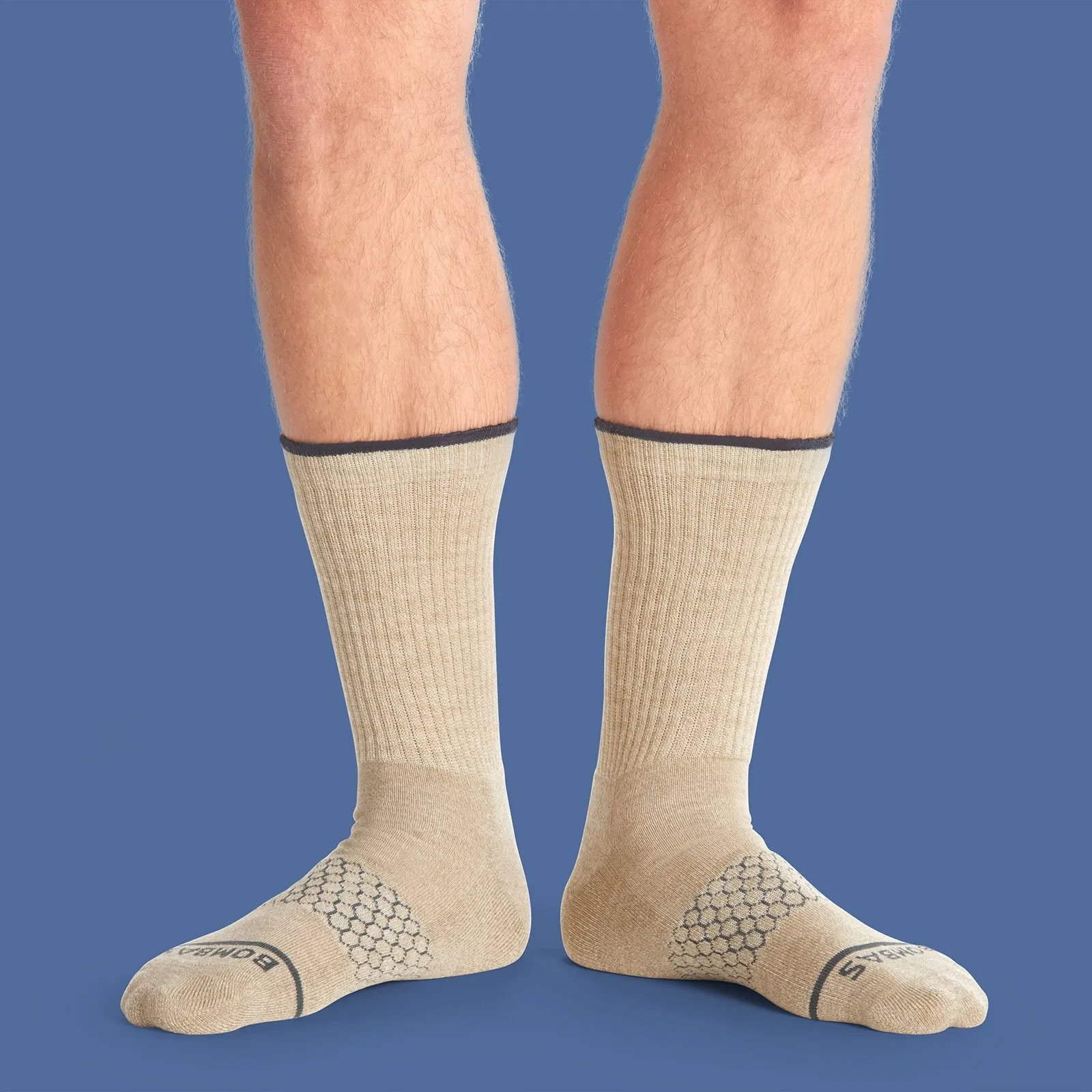 Men's Merino Wool Calf Sock 4-Pack