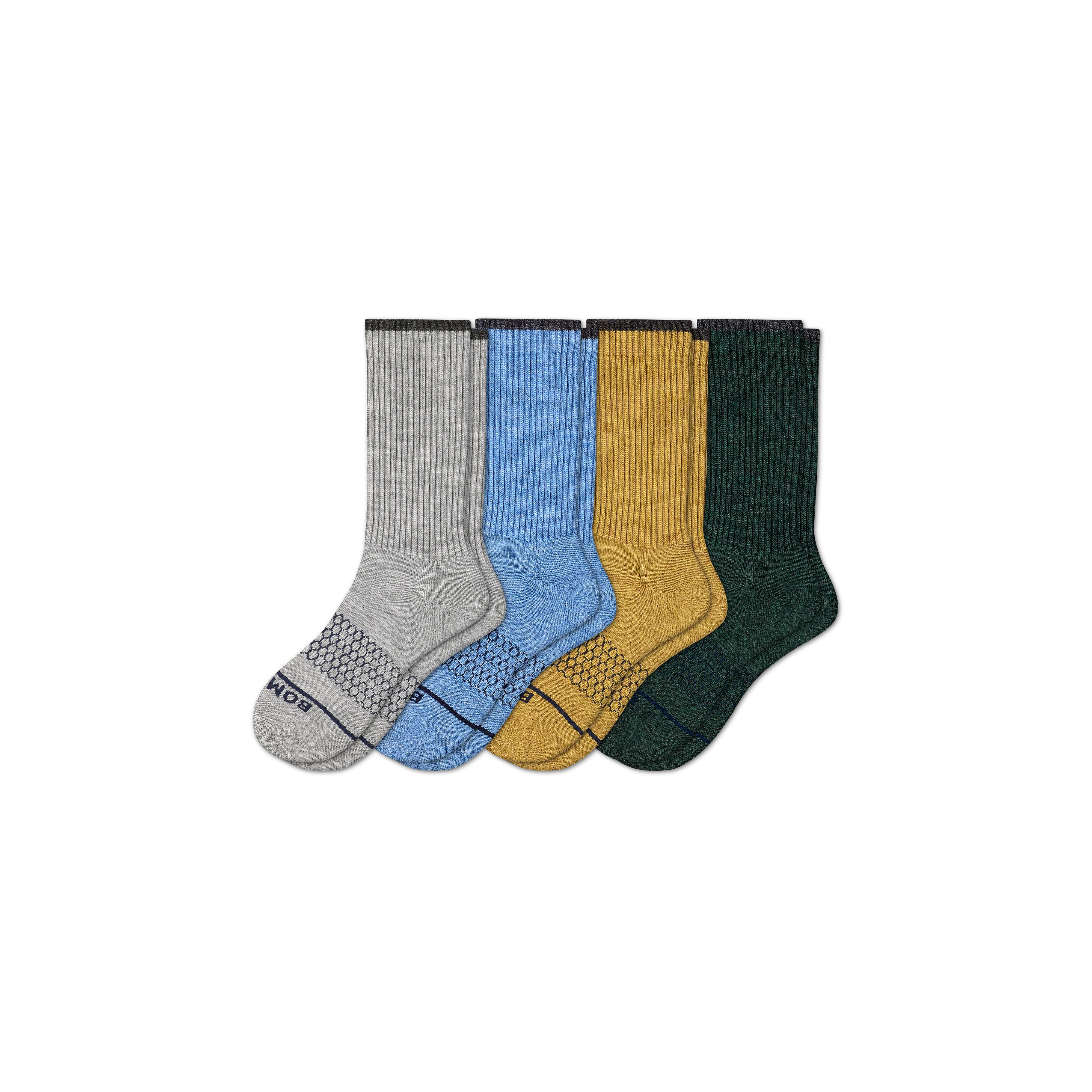 Men's Merino Wool Calf Sock 4-Pack