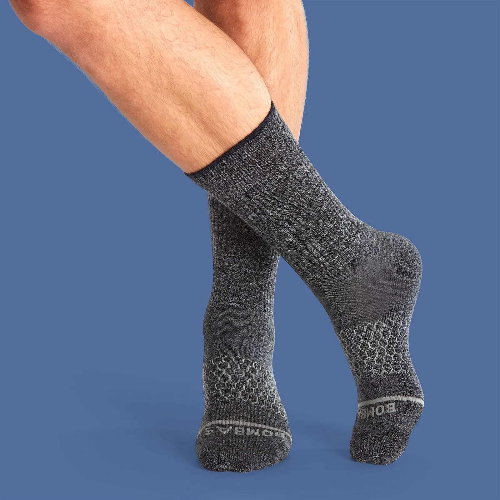 Men's Merino Wool Calf Sock 4-Pack