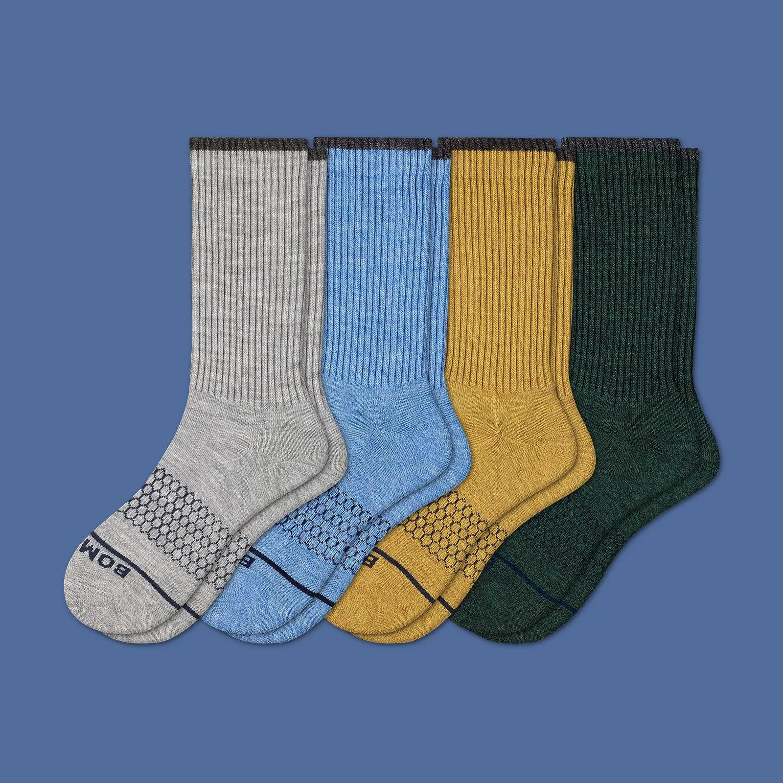 Men's Merino Wool Calf Sock 4-Pack