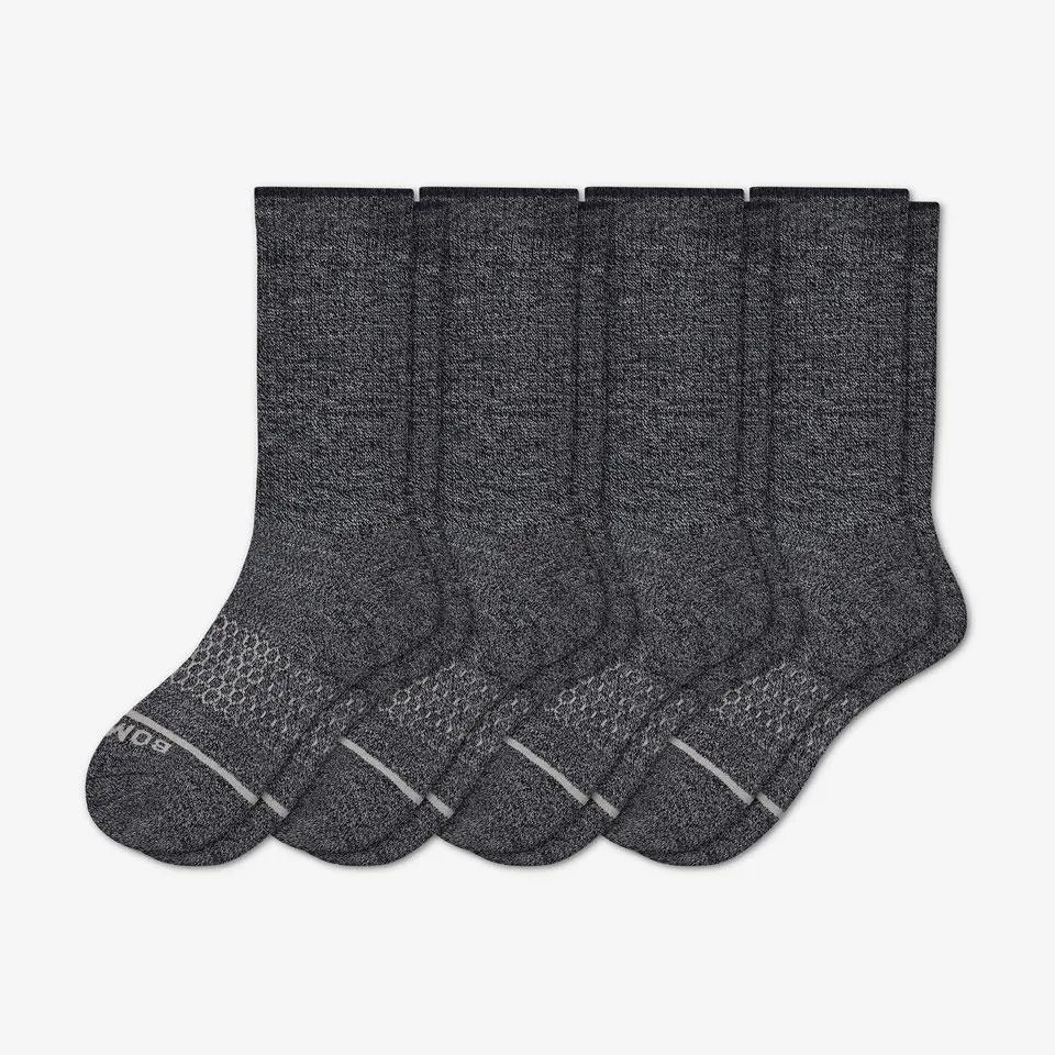 Men's Merino Wool Calf Sock 4-Pack