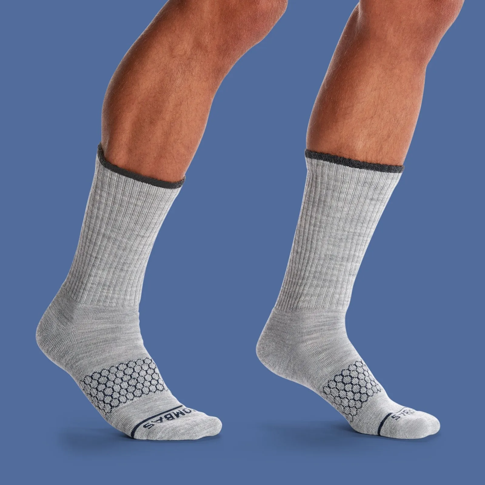 Men's Merino Wool Calf Sock 4-Pack