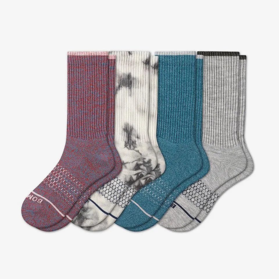 Men's Merino Wool Calf Sock 4-Pack