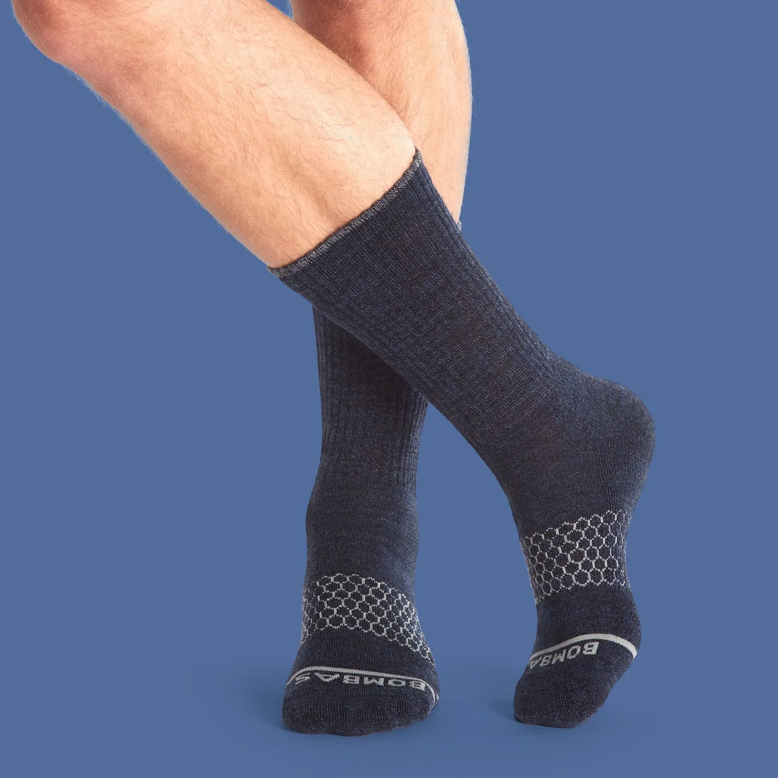 Men's Merino Wool Calf Sock 4-Pack