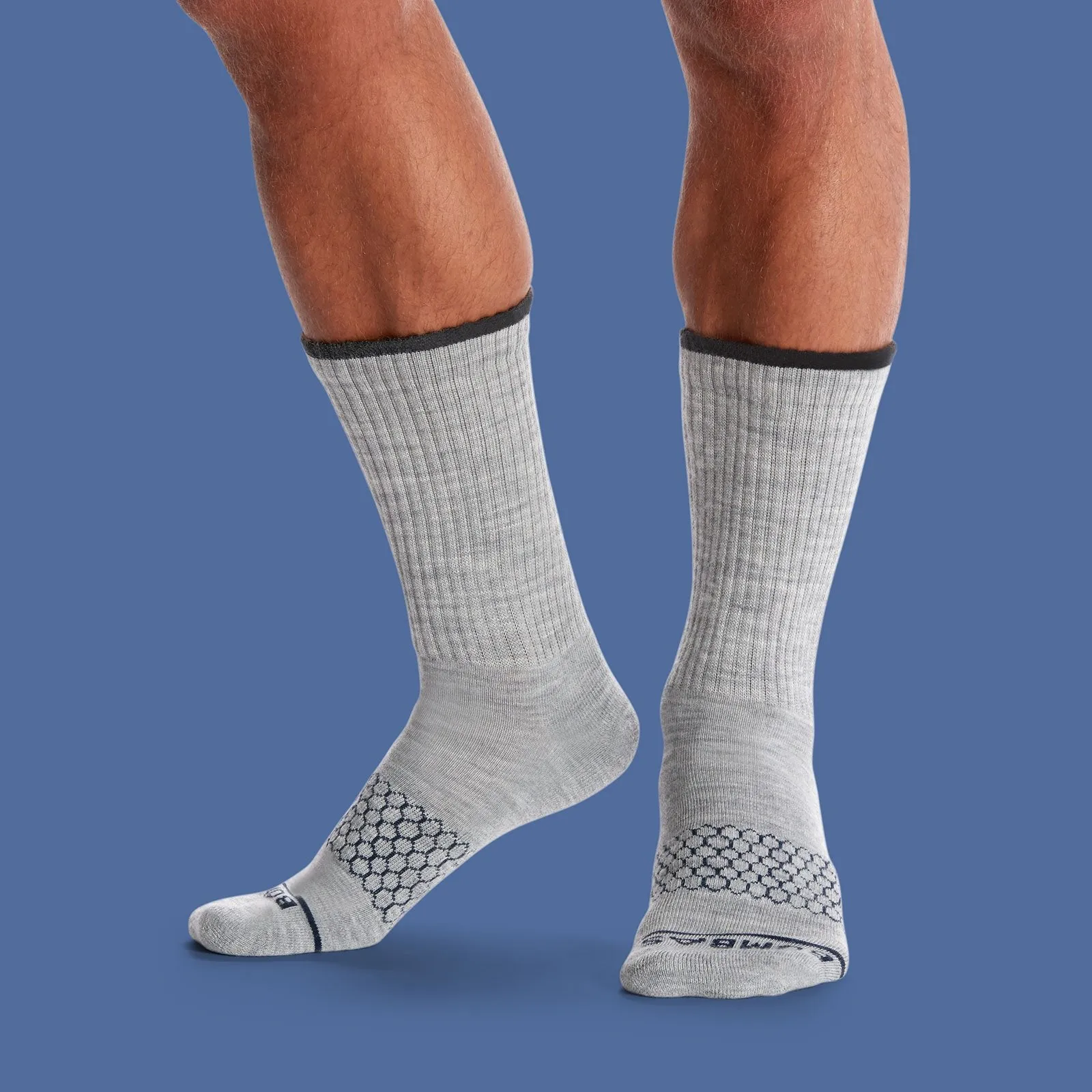 Men's Merino Wool Calf Sock 4-Pack