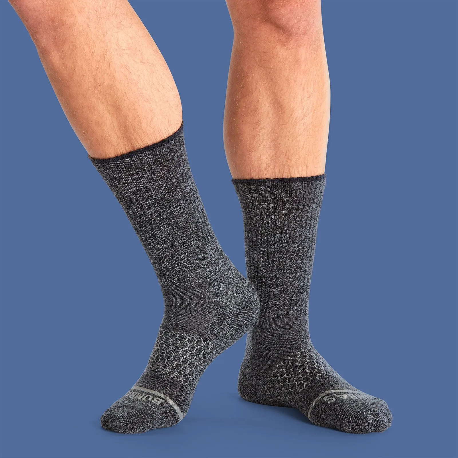 Men's Merino Wool Calf Sock 4-Pack