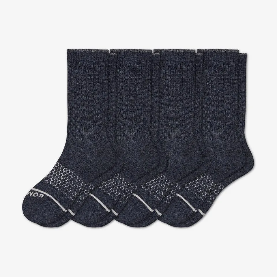 Men's Merino Wool Calf Sock 4-Pack