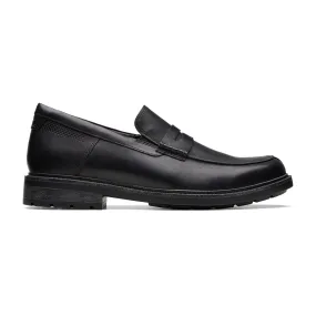 Mens - Un Shire Step Black Leather