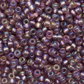 Miyuki Boncuk, MiyukiRoundBeads 6/0- 1012 Silver Lined Smoky Amethyst