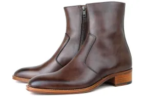 Phoenix Zip Boot Brown